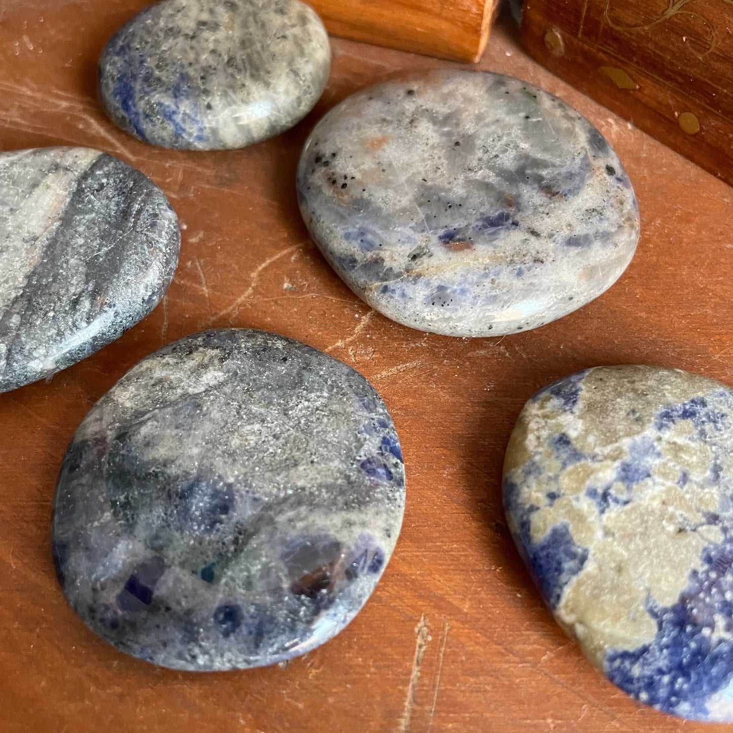 Polished Sodalite Crystals - Perfect for Meditation