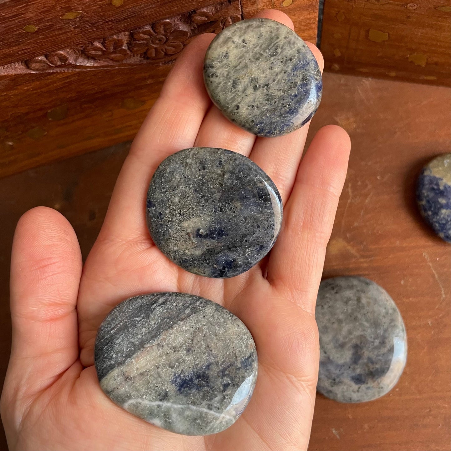 Sodalite Meditation Companions - Enhance Your Focus